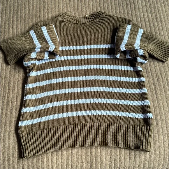 nwt rails alise stripe cotton crewneck sweater - Picture 6 of 6